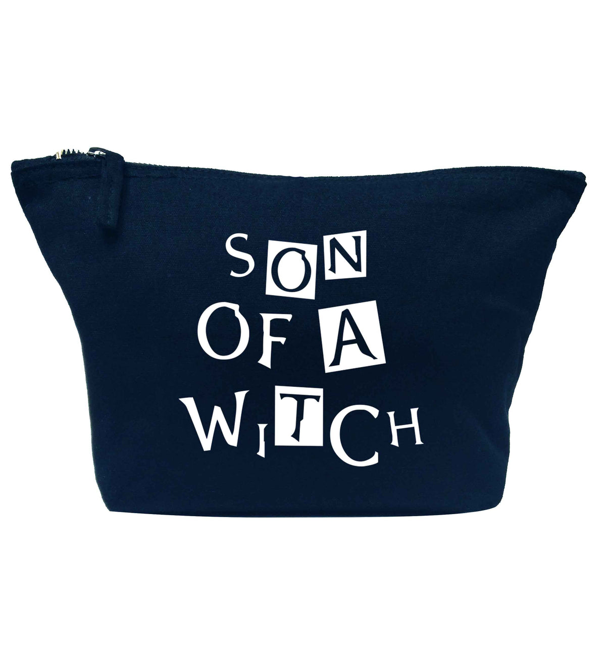 Son of a witch navy makeup bag