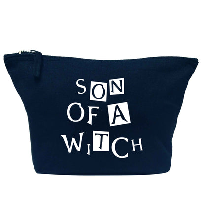 Son of a witch navy makeup bag