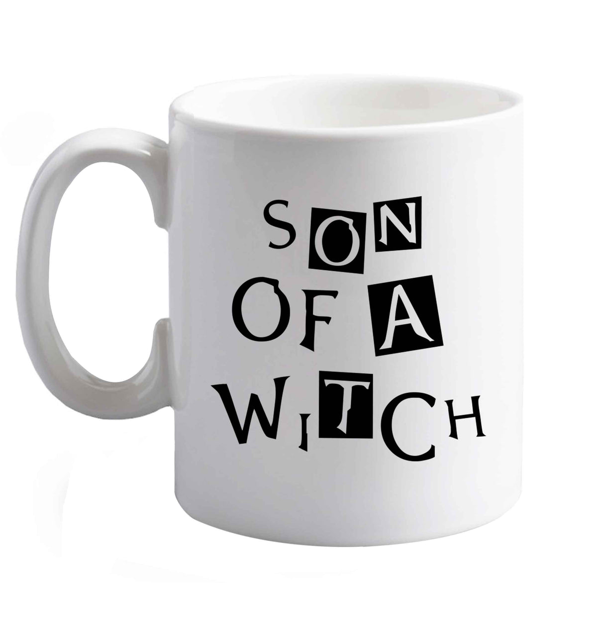 10 oz Favourite Type Pan Pancake ceramic mug right handed
