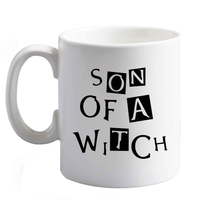 10 oz Favourite Type Pan Pancake ceramic mug right handed