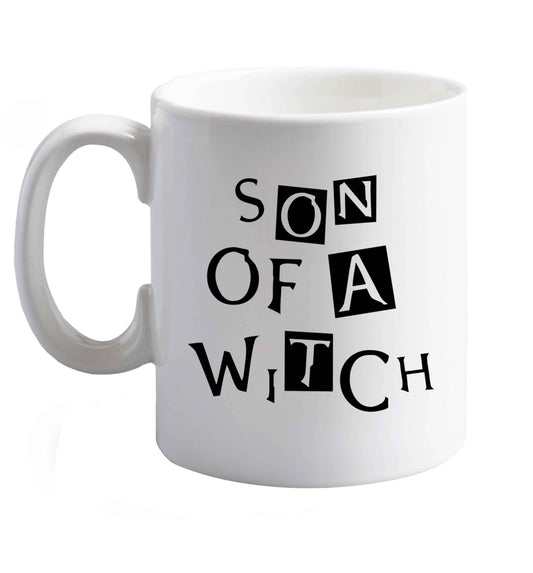 10 oz Favourite Type Pan Pancake ceramic mug right handed