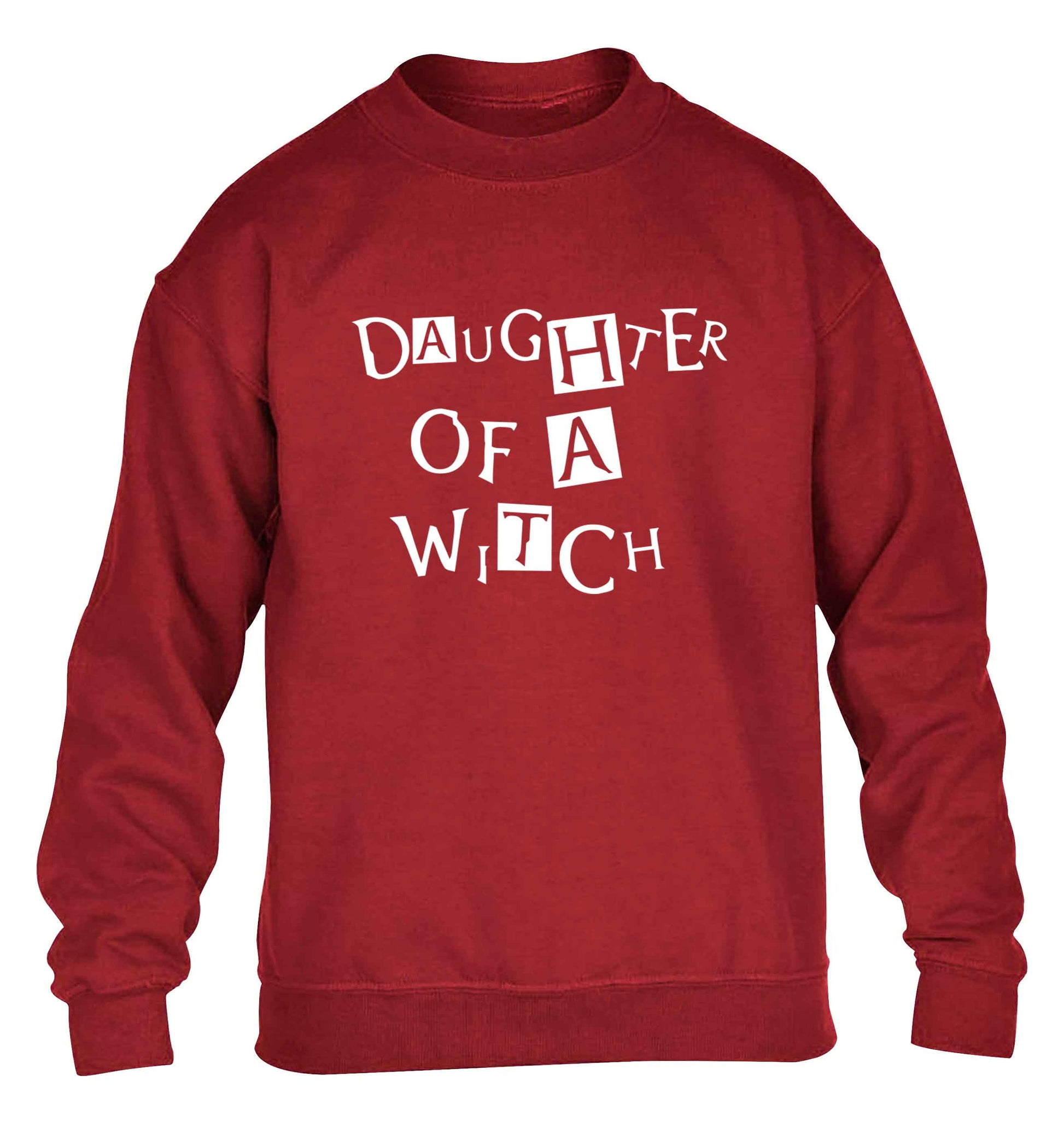 Daughter of a witch children's grey sweater 12-13 Years