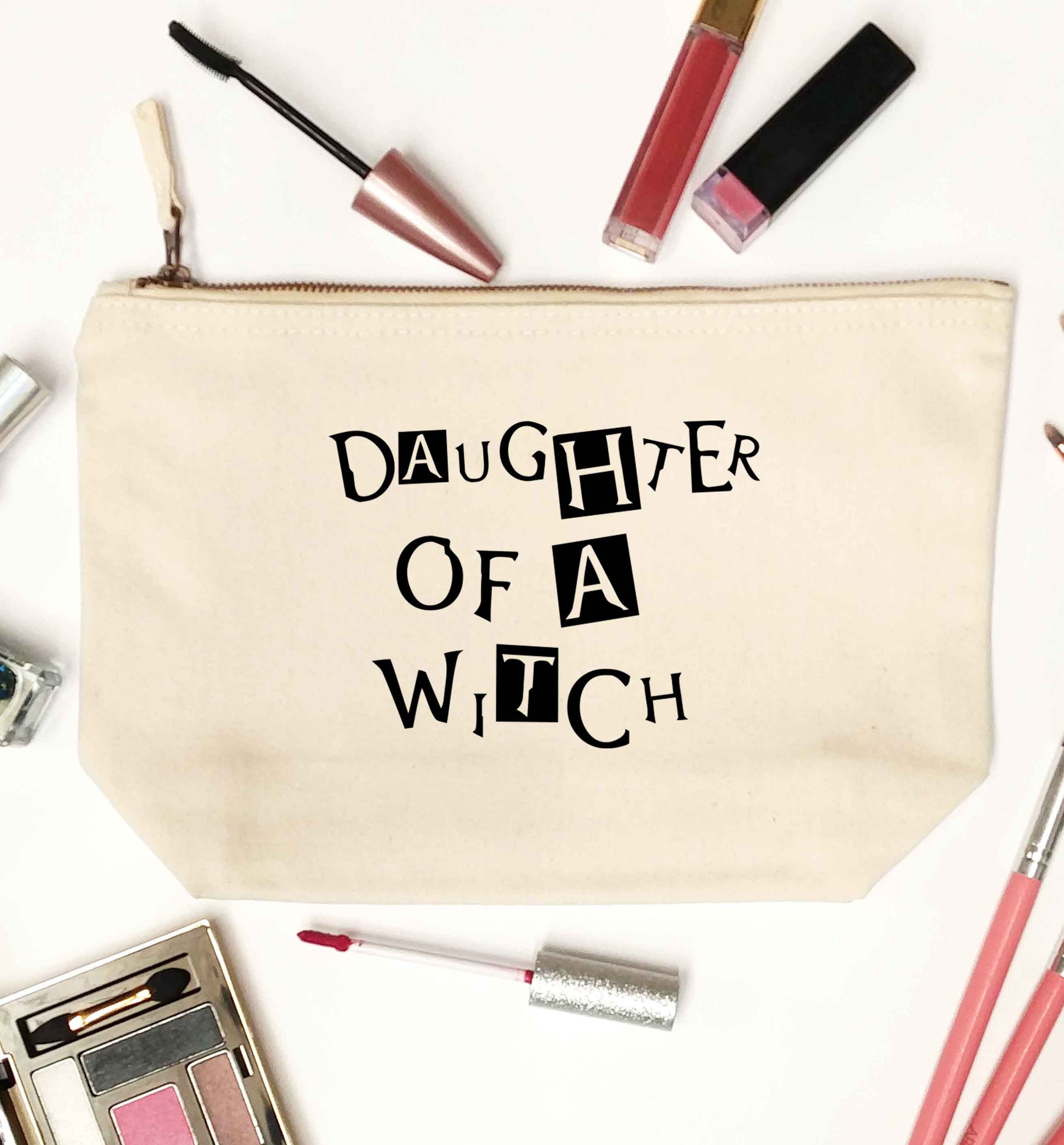 Daughter of a witch natural makeup bag
