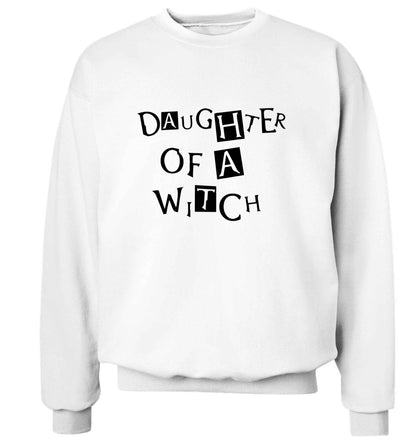 Daughter of a witch adult's unisex white sweater 2XL