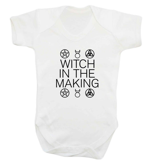 Witch in the making baby vest white 18-24 months