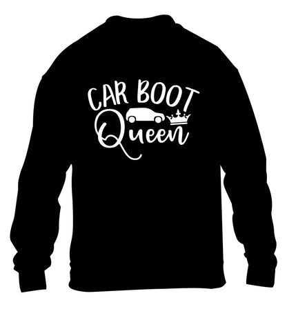 Carboot Queen children's black sweater 12-13 Years