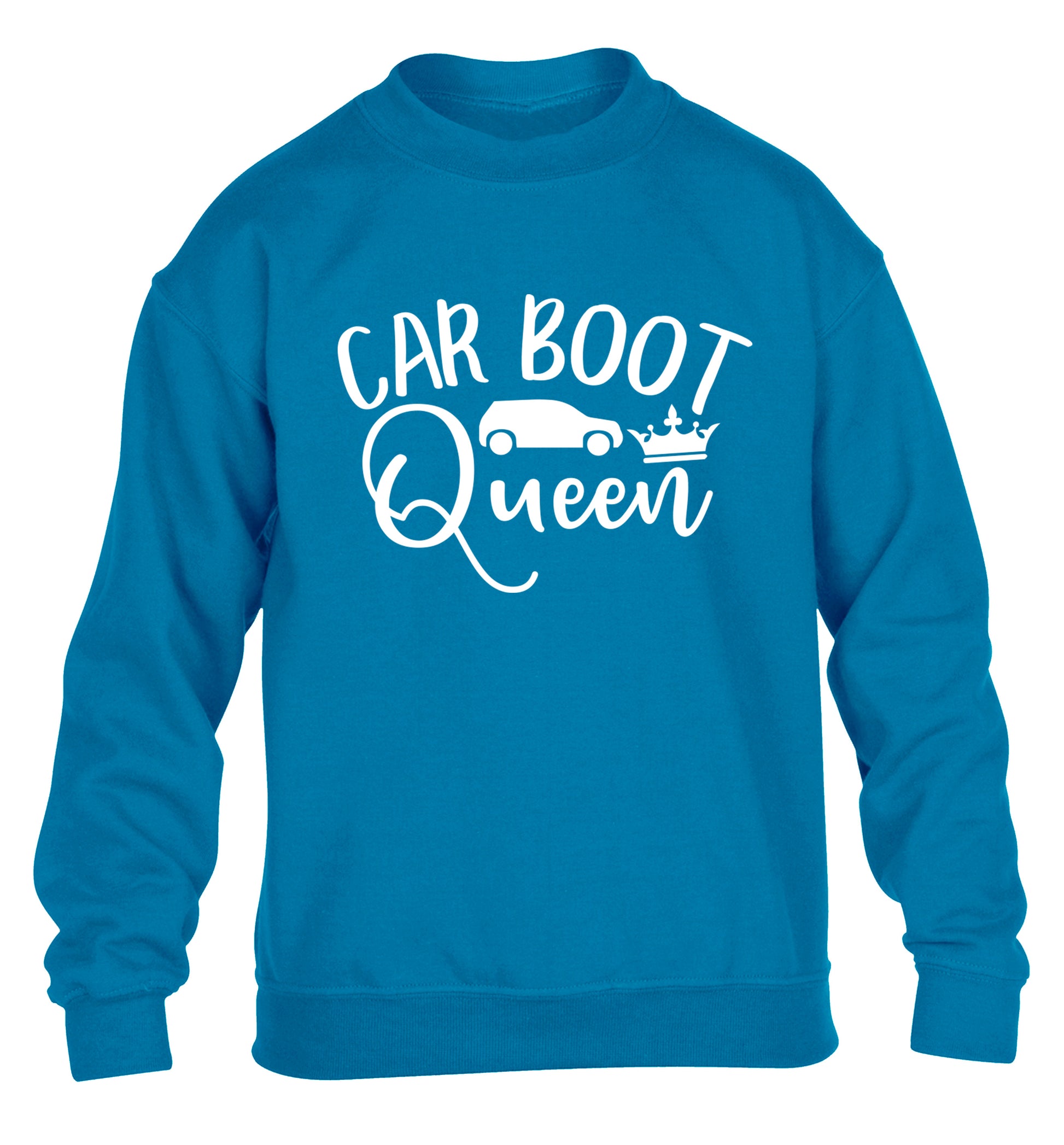 Carboot Queen children's blue sweater 12-13 Years