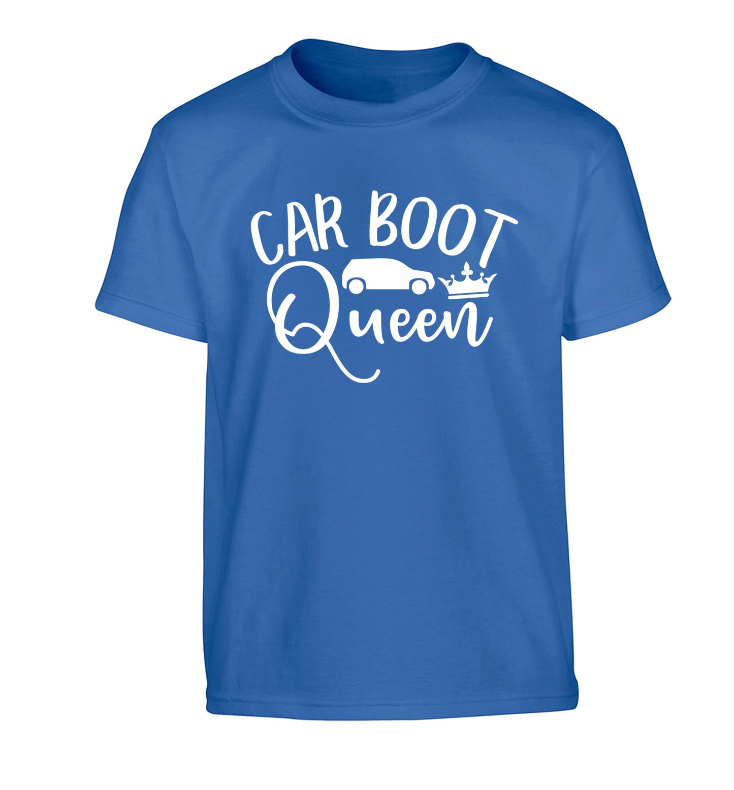 Carboot Queen Children's blue Tshirt 12-13 Years