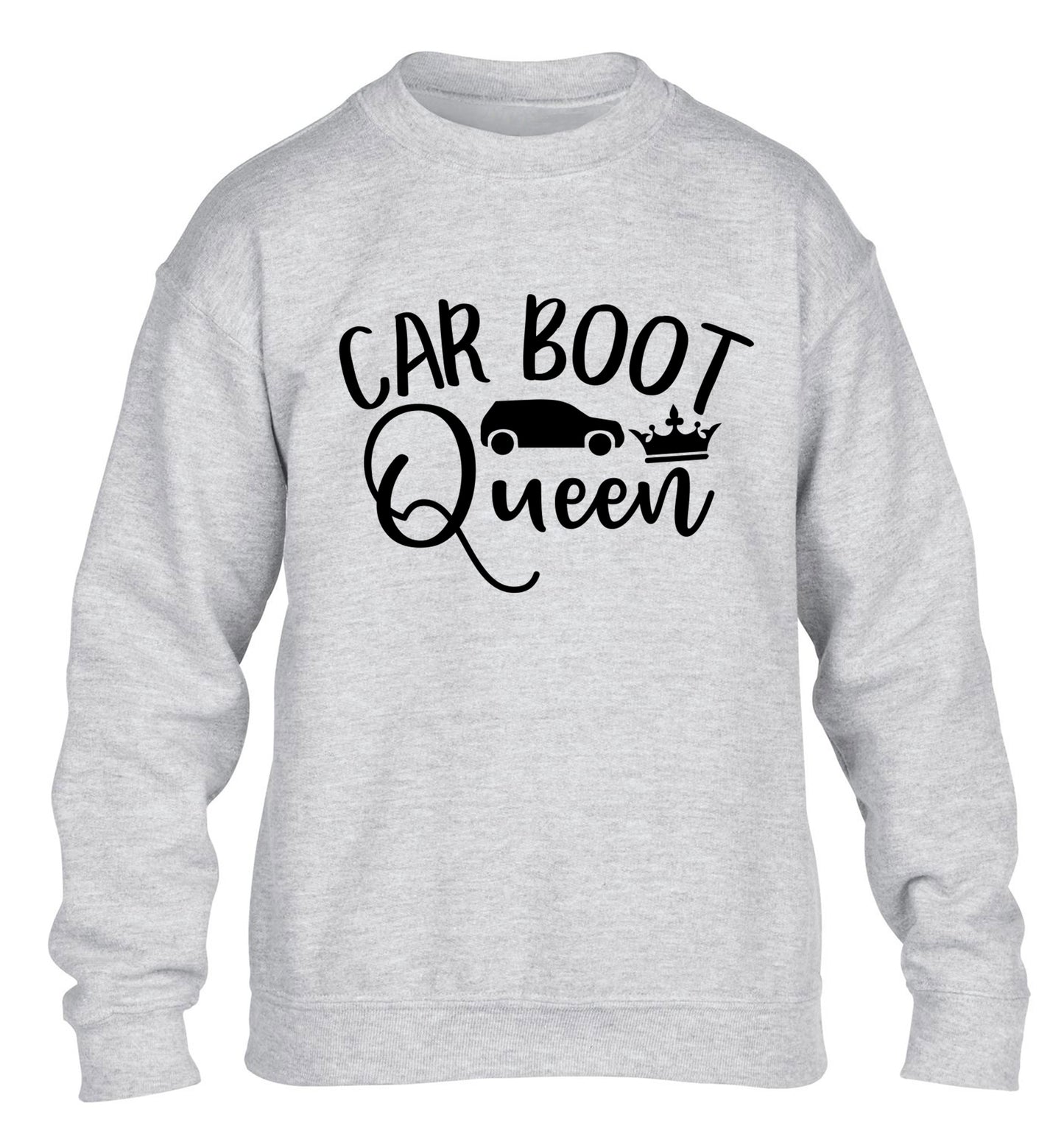 Carboot Queen children's grey sweater 12-13 Years