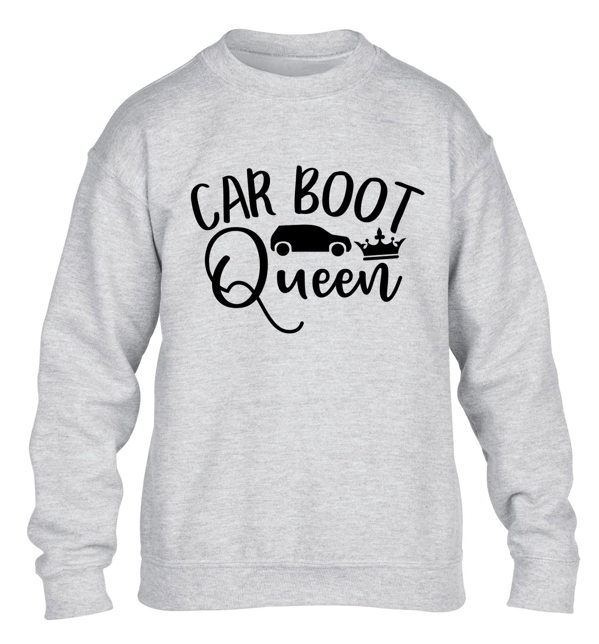 Carboot Queen children's grey sweater 12-13 Years