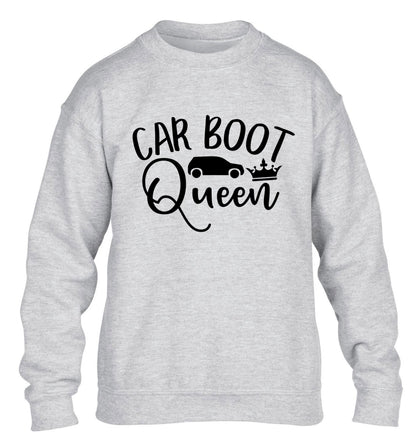 Carboot Queen children's grey sweater 12-13 Years