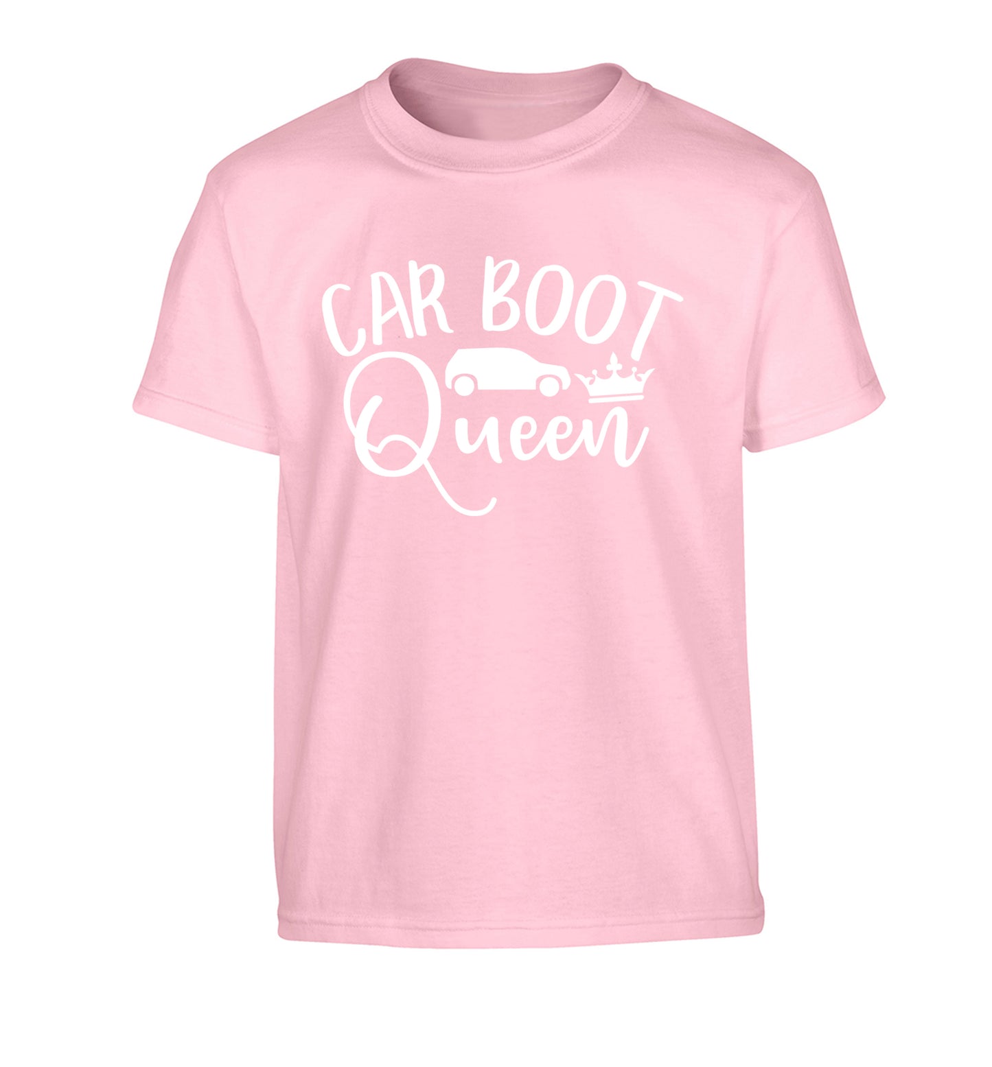 Carboot Queen Children's light pink Tshirt 12-13 Years