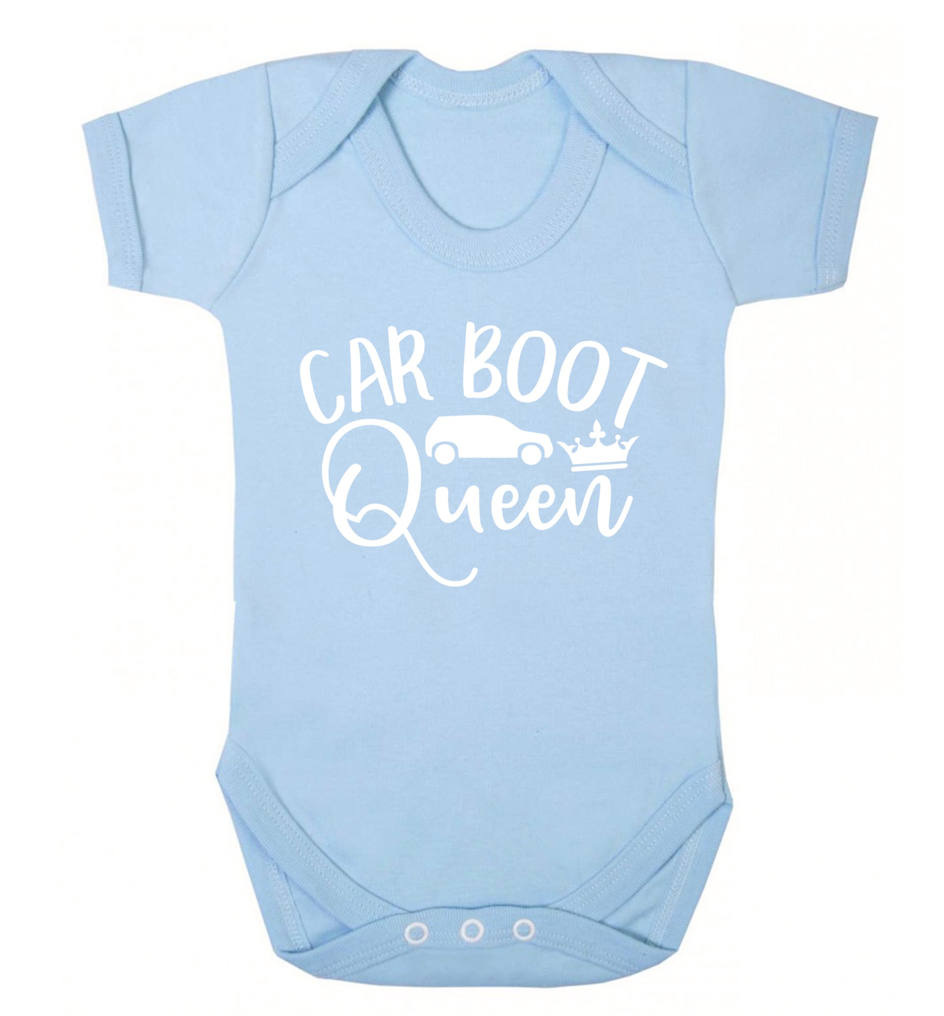 Carboot Queen Baby Vest pale blue 18-24 months