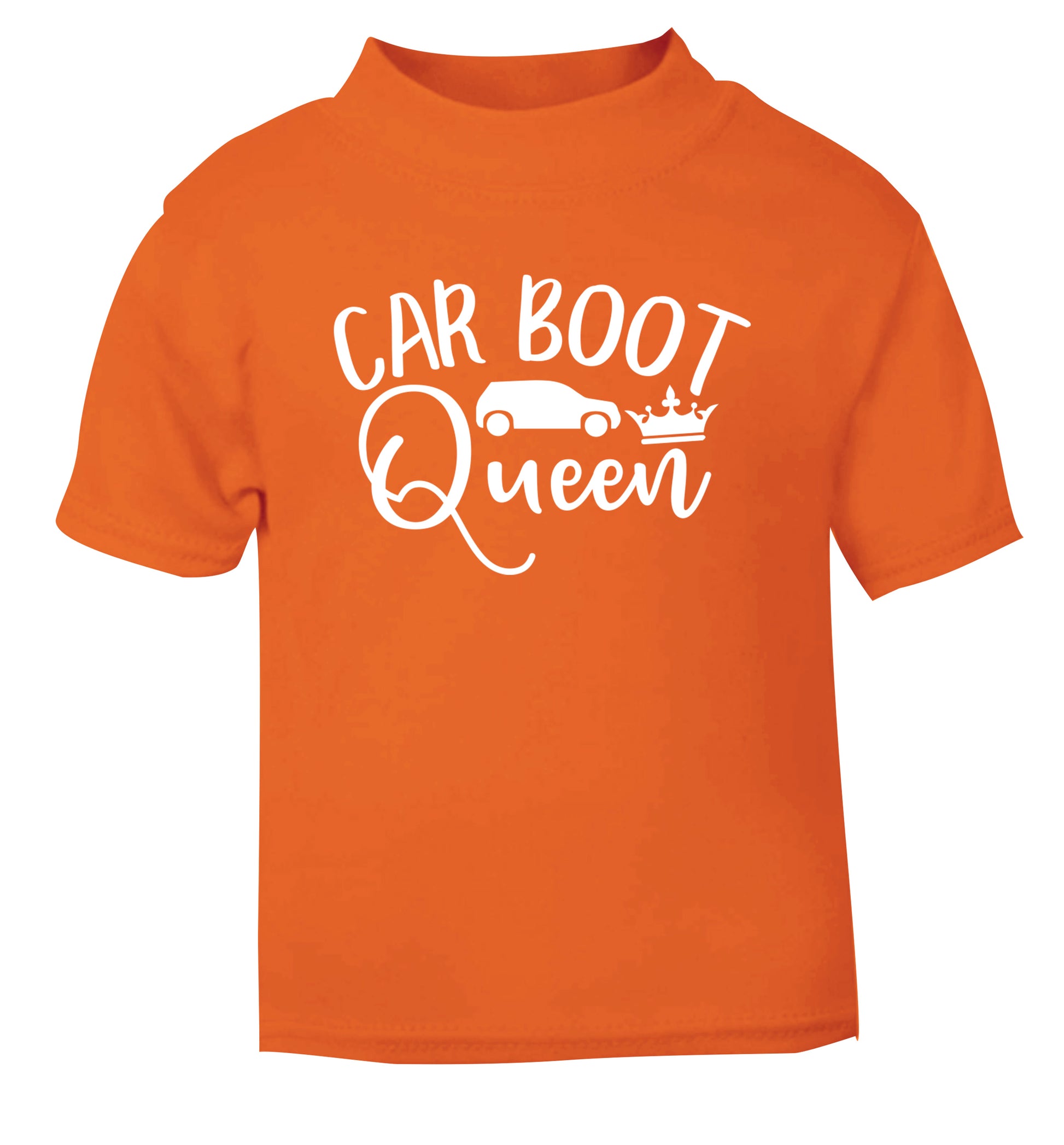 Carboot Queen orange Baby Toddler Tshirt 2 Years
