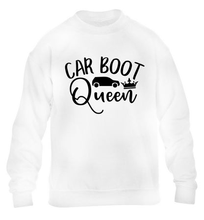 Carboot Queen children's white sweater 12-13 Years