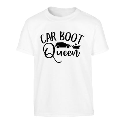 Carboot Queen Children's white Tshirt 12-13 Years