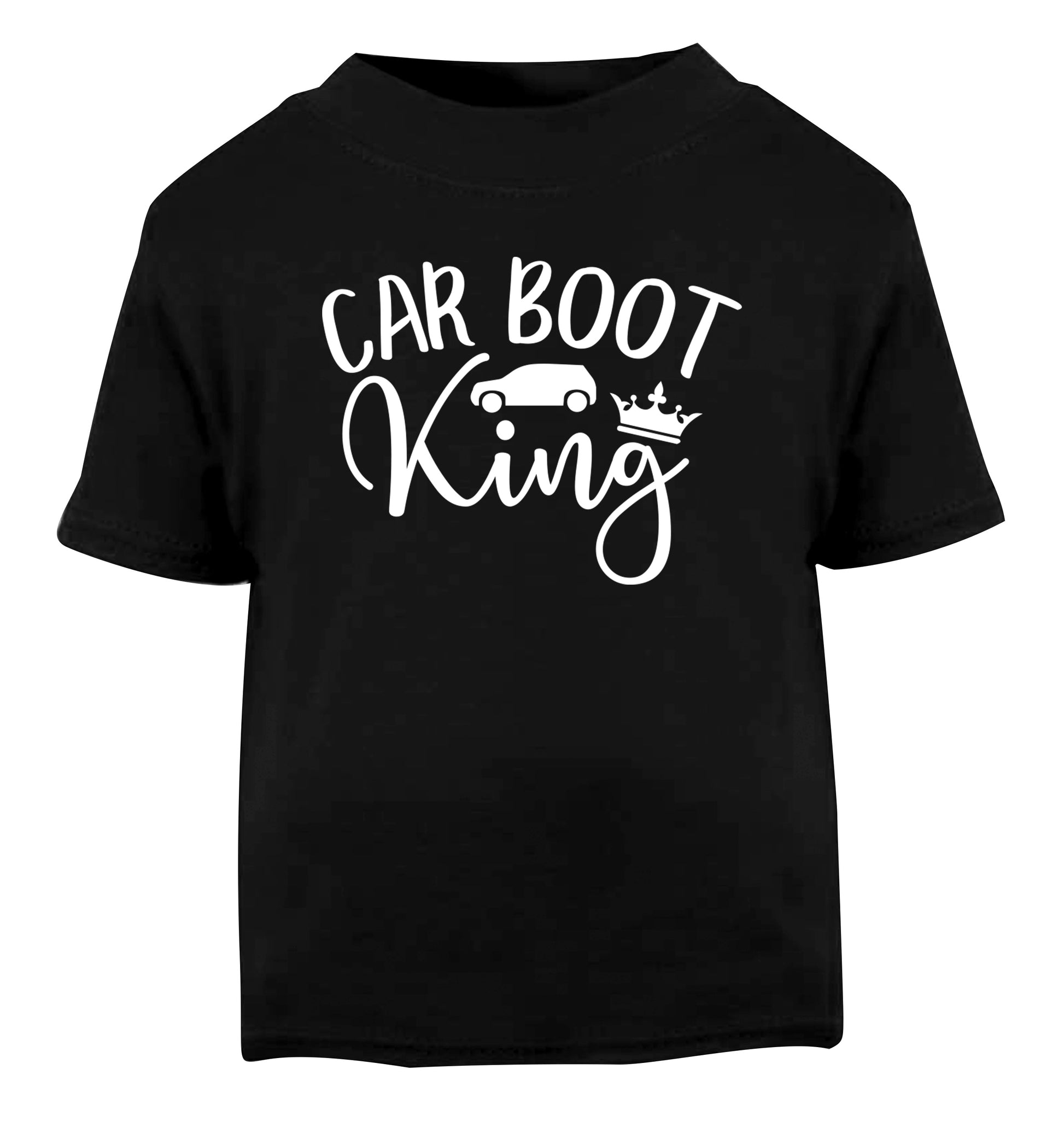 Carboot King Black Baby Toddler Tshirt 2 years
