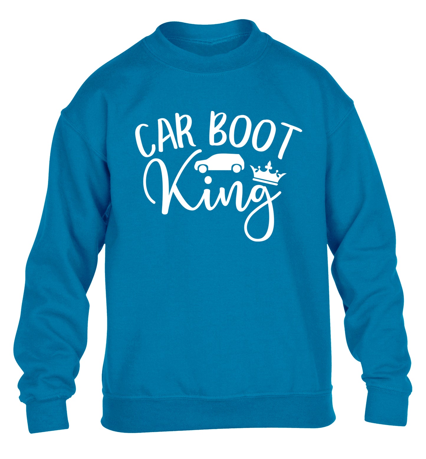Carboot King children's blue sweater 12-13 Years