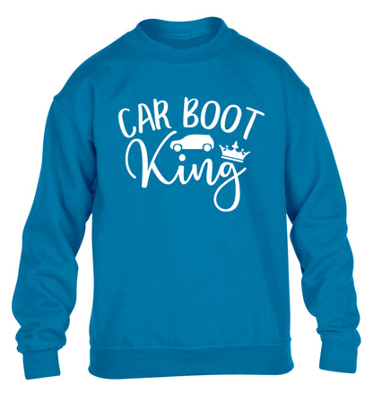 Carboot King children's blue sweater 12-13 Years
