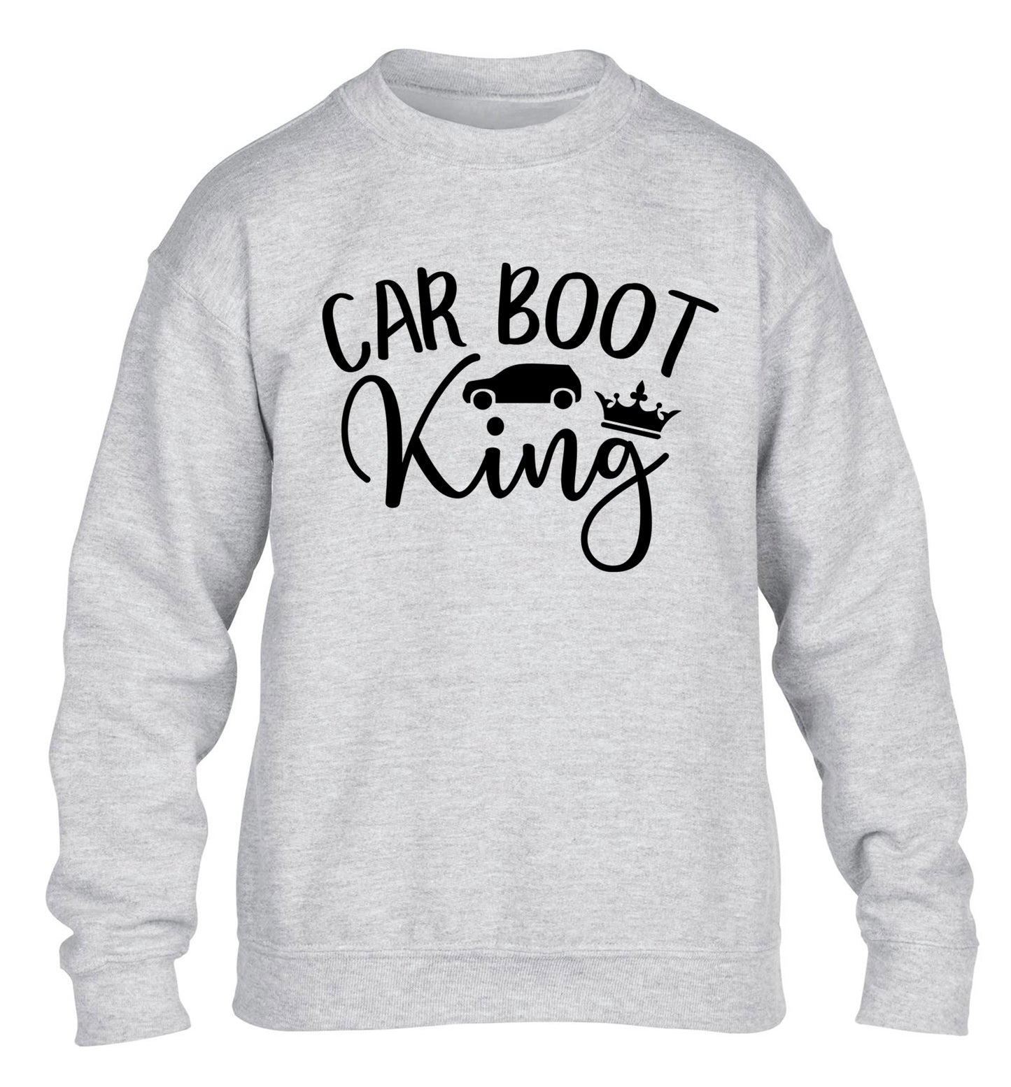 Carboot King children's grey sweater 12-13 Years