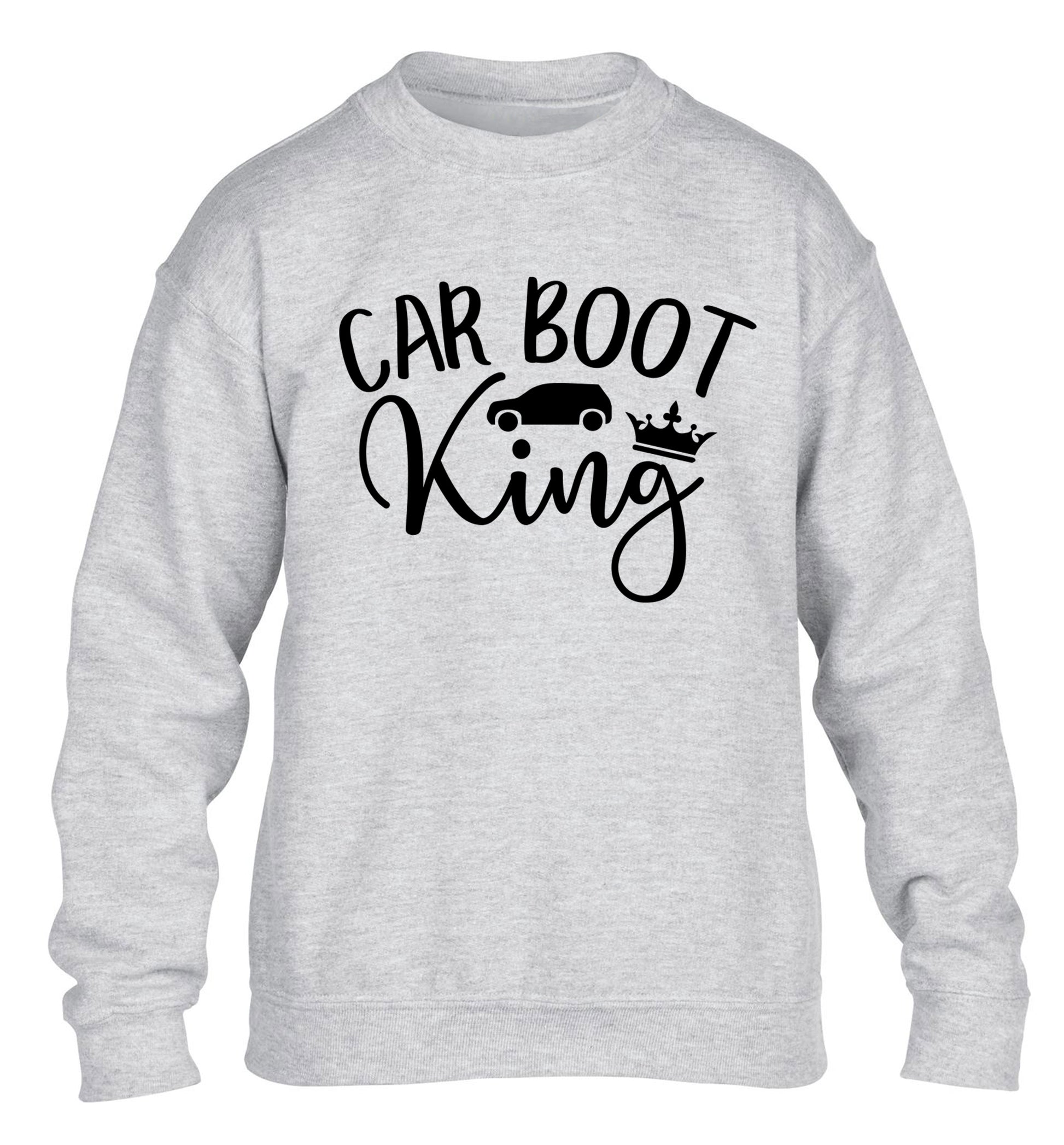 Carboot King children's grey sweater 12-13 Years