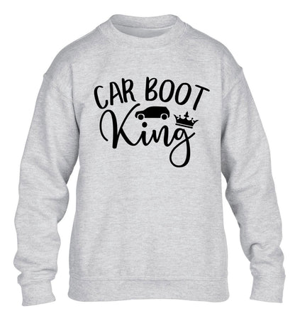 Carboot King children's grey sweater 12-13 Years