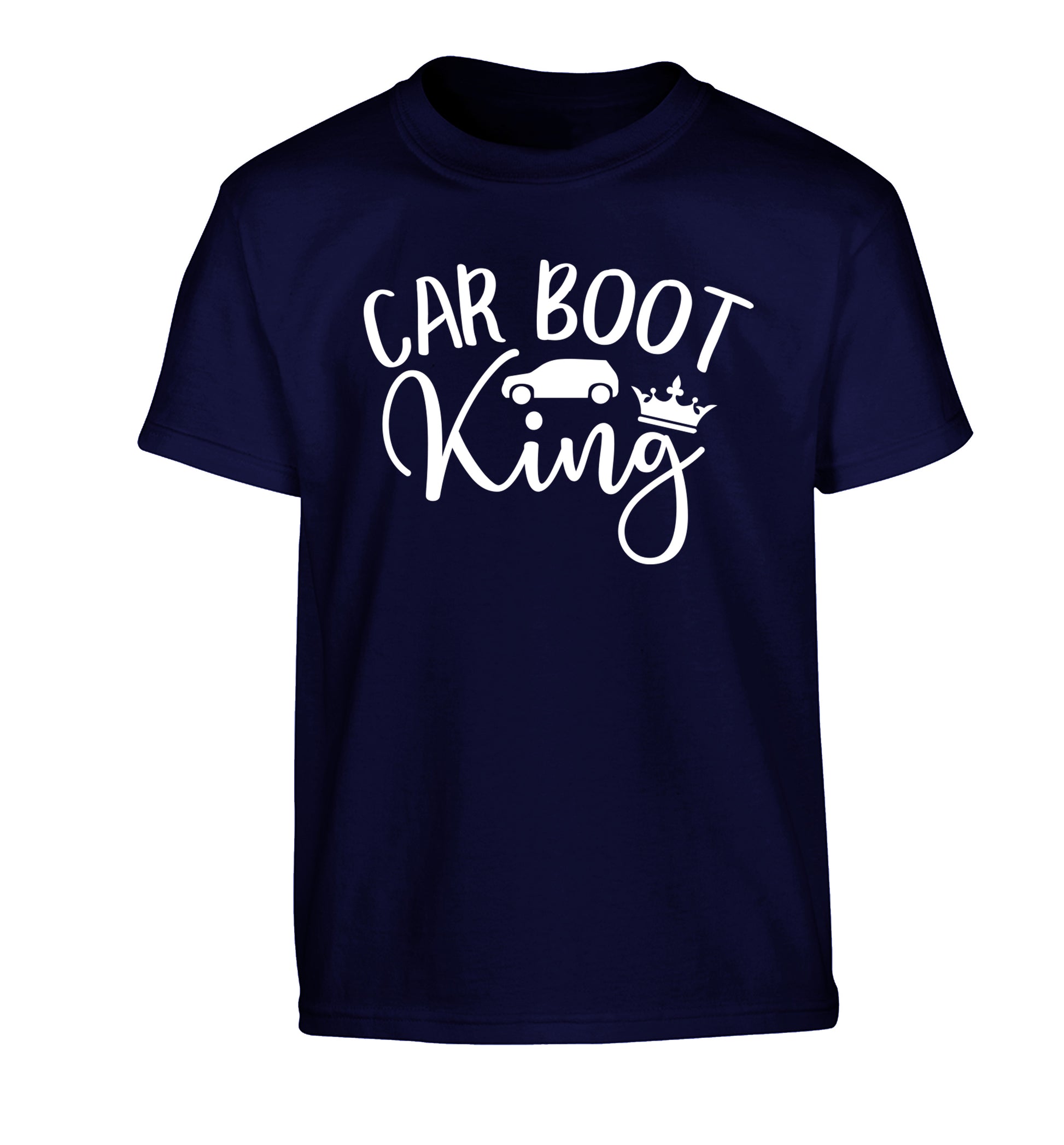 Carboot King Children's navy Tshirt 12-13 Years
