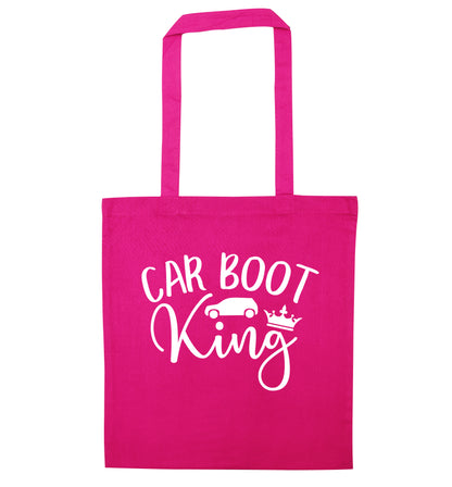 Carboot King pink tote bag