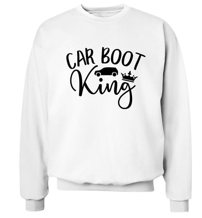 Carboot King Adult's unisex white Sweater 2XL