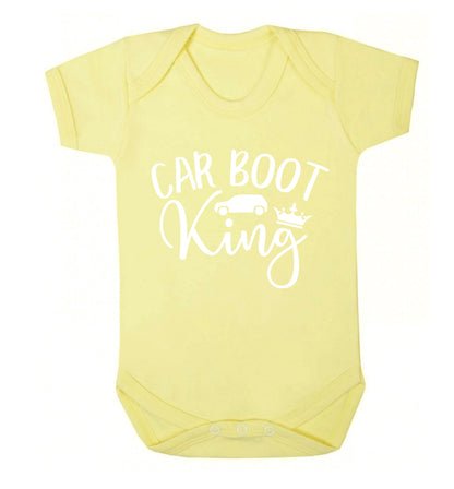 Carboot King Baby Vest pale yellow 18-24 months