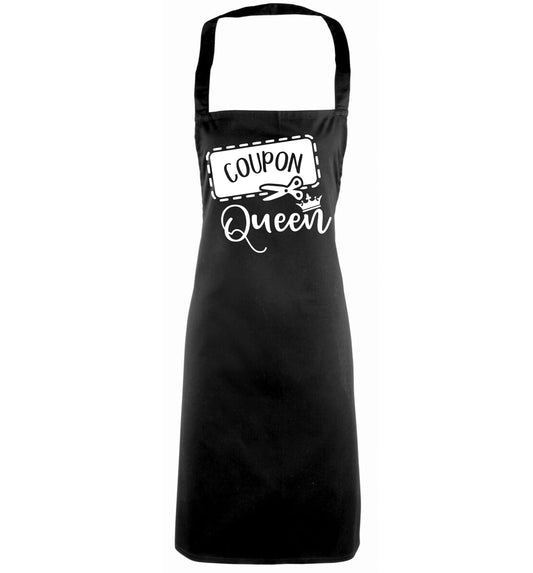 Coupon Queen black apron