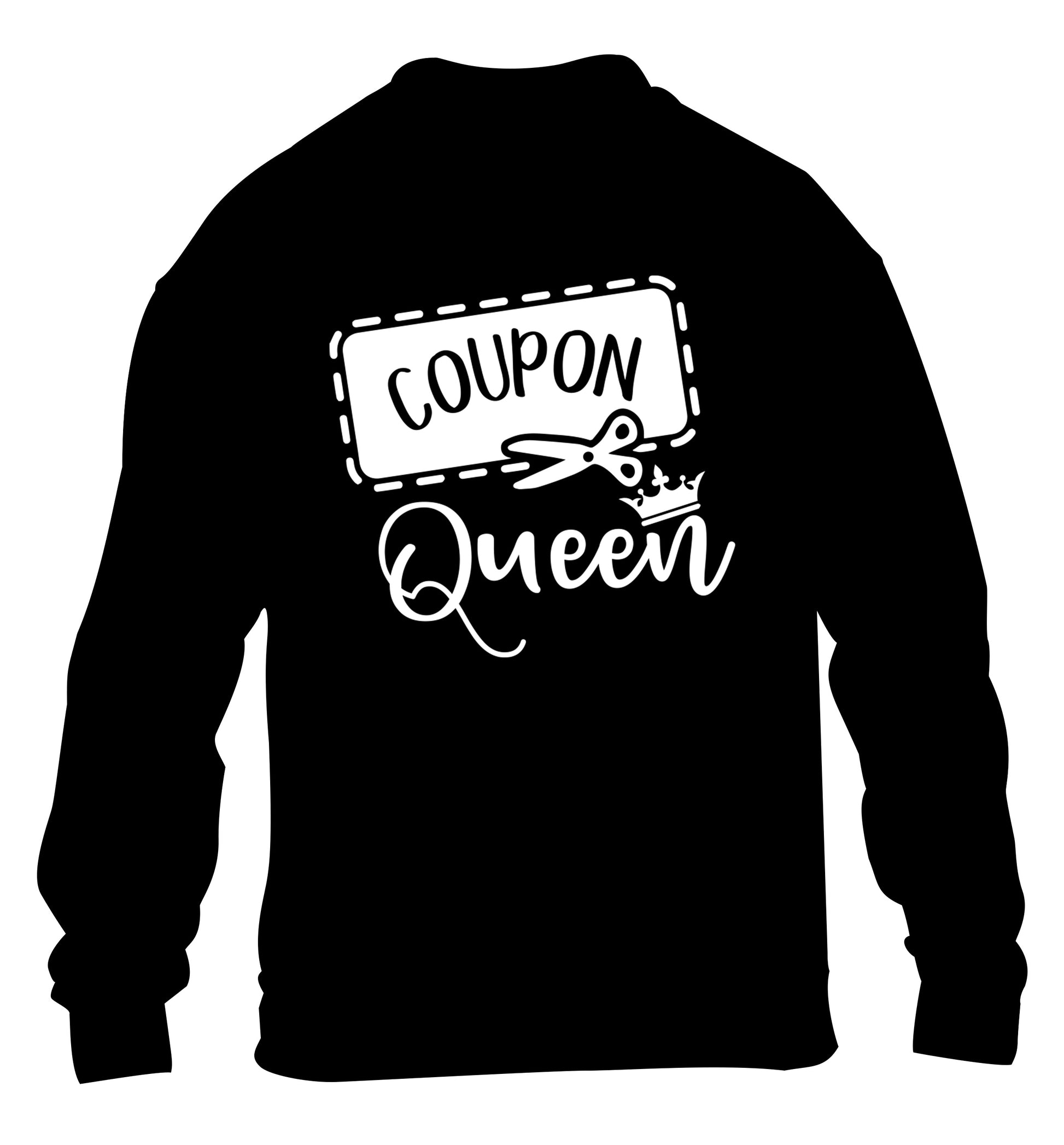 Coupon Queen children's black sweater 12-13 Years