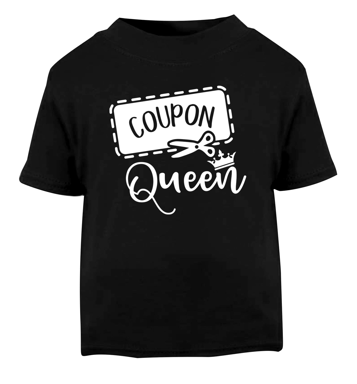 Coupon Queen Black Baby Toddler Tshirt 2 years