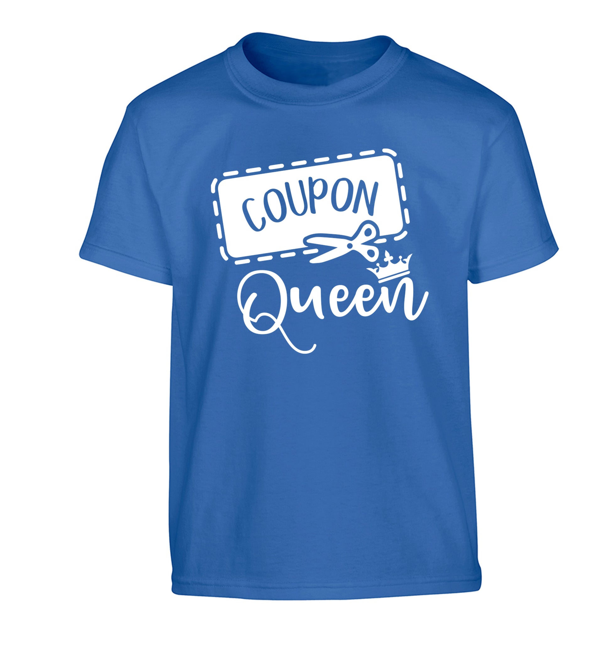 Coupon Queen Children's blue Tshirt 12-13 Years