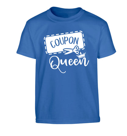 Coupon Queen Children's blue Tshirt 12-13 Years