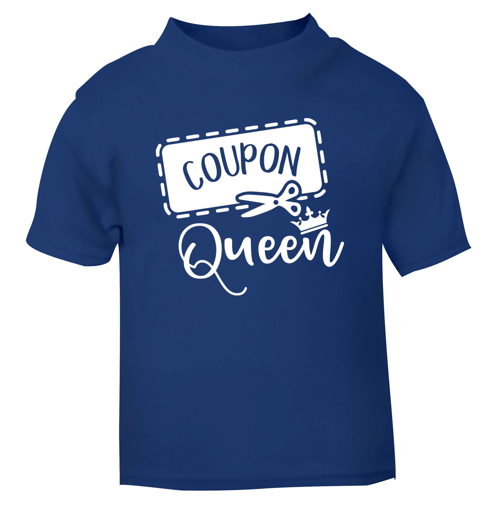 Coupon Queen blue Baby Toddler Tshirt 2 Years