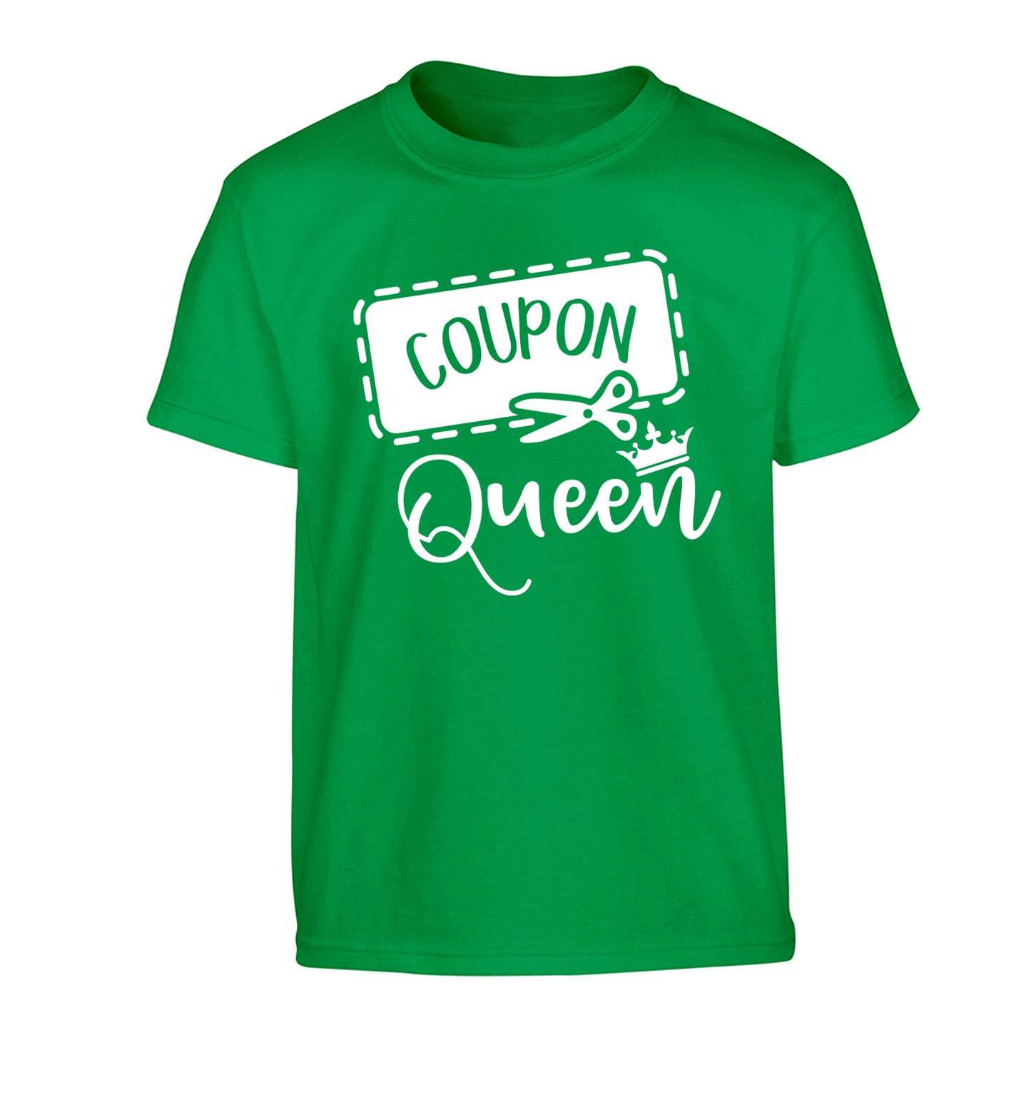 Coupon Queen Children's green Tshirt 12-13 Years