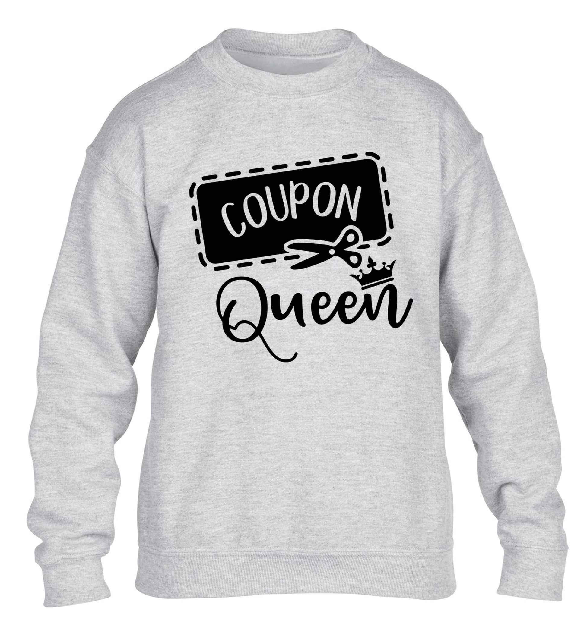 Coupon Queen children's grey sweater 12-13 Years