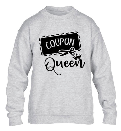 Coupon Queen children's grey sweater 12-13 Years