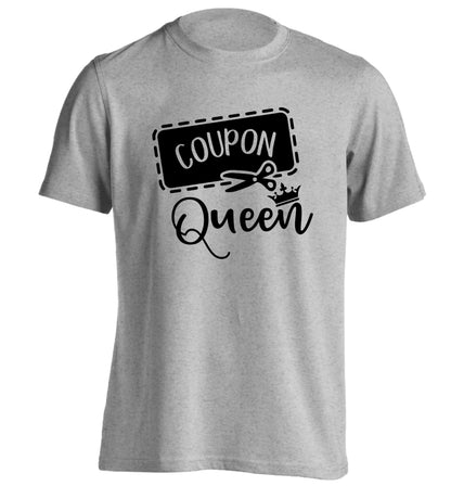 Coupon Queen adults unisex grey Tshirt 2XL