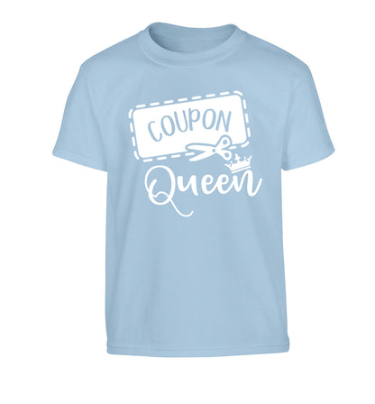 Coupon Queen Children's light blue Tshirt 12-13 Years