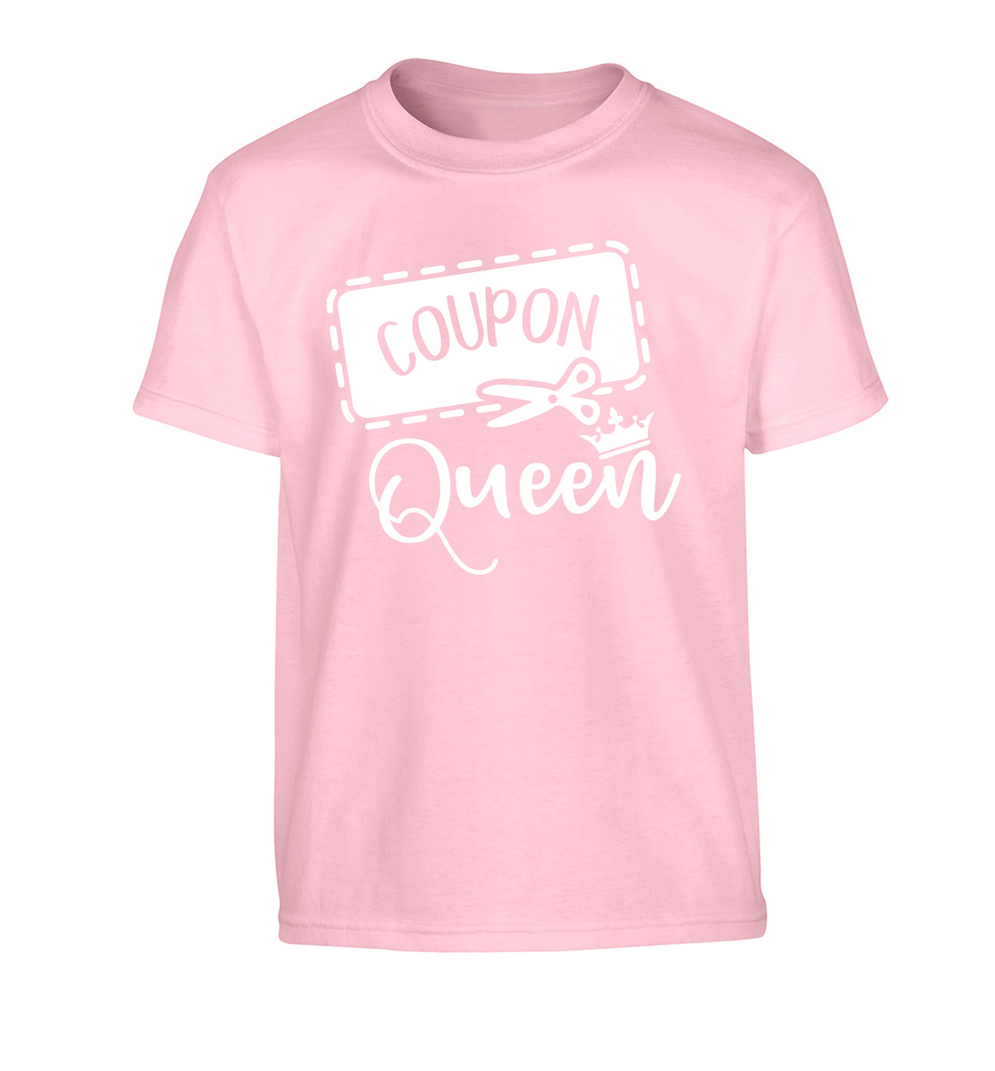 Coupon Queen Children's light pink Tshirt 12-13 Years