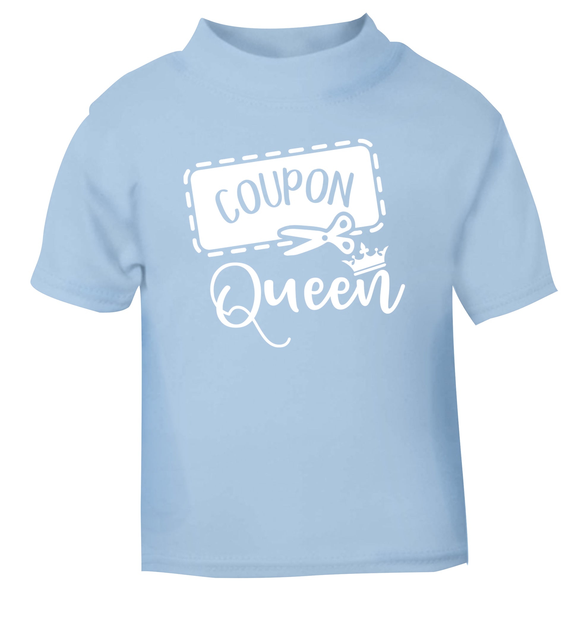 Coupon Queen light blue Baby Toddler Tshirt 2 Years