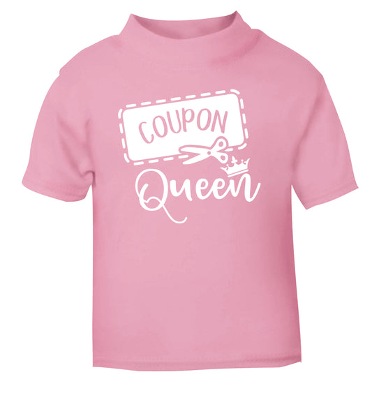 Coupon Queen light pink Baby Toddler Tshirt 2 Years