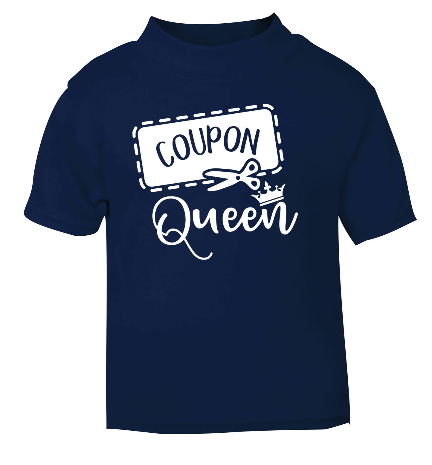 Coupon Queen navy Baby Toddler Tshirt 2 Years