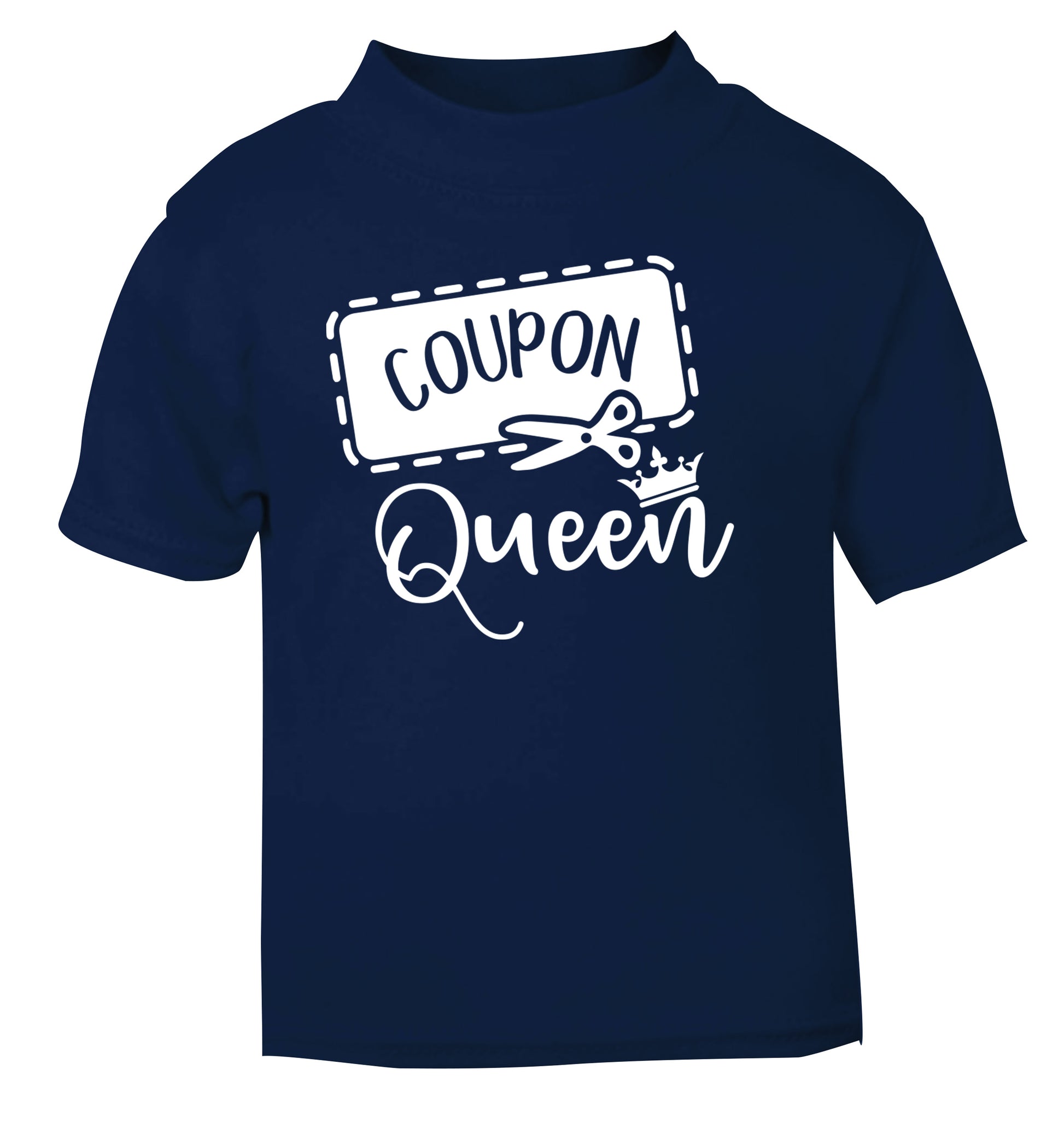 Coupon Queen navy Baby Toddler Tshirt 2 Years