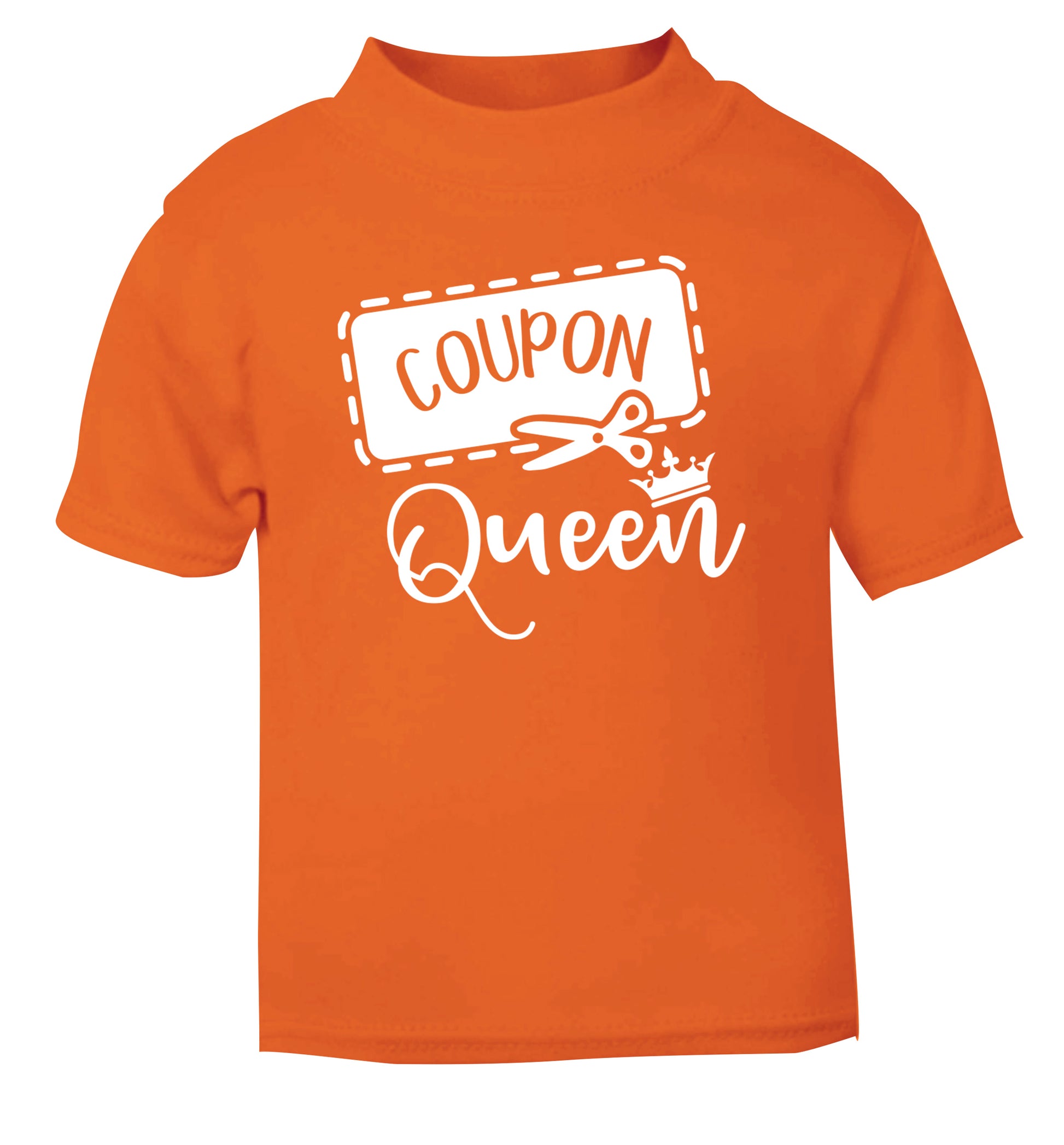 Coupon Queen orange Baby Toddler Tshirt 2 Years