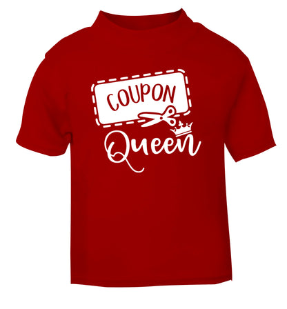 Coupon Queen red Baby Toddler Tshirt 2 Years
