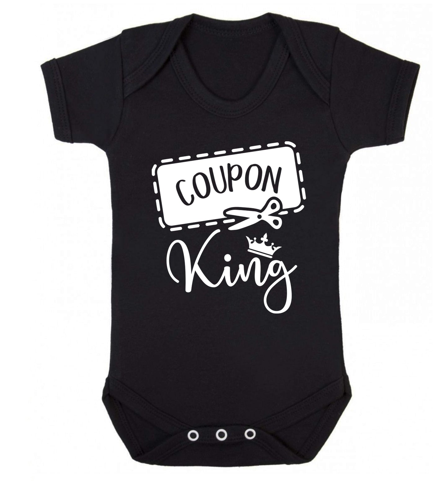 Coupon King Baby Vest black 18-24 months