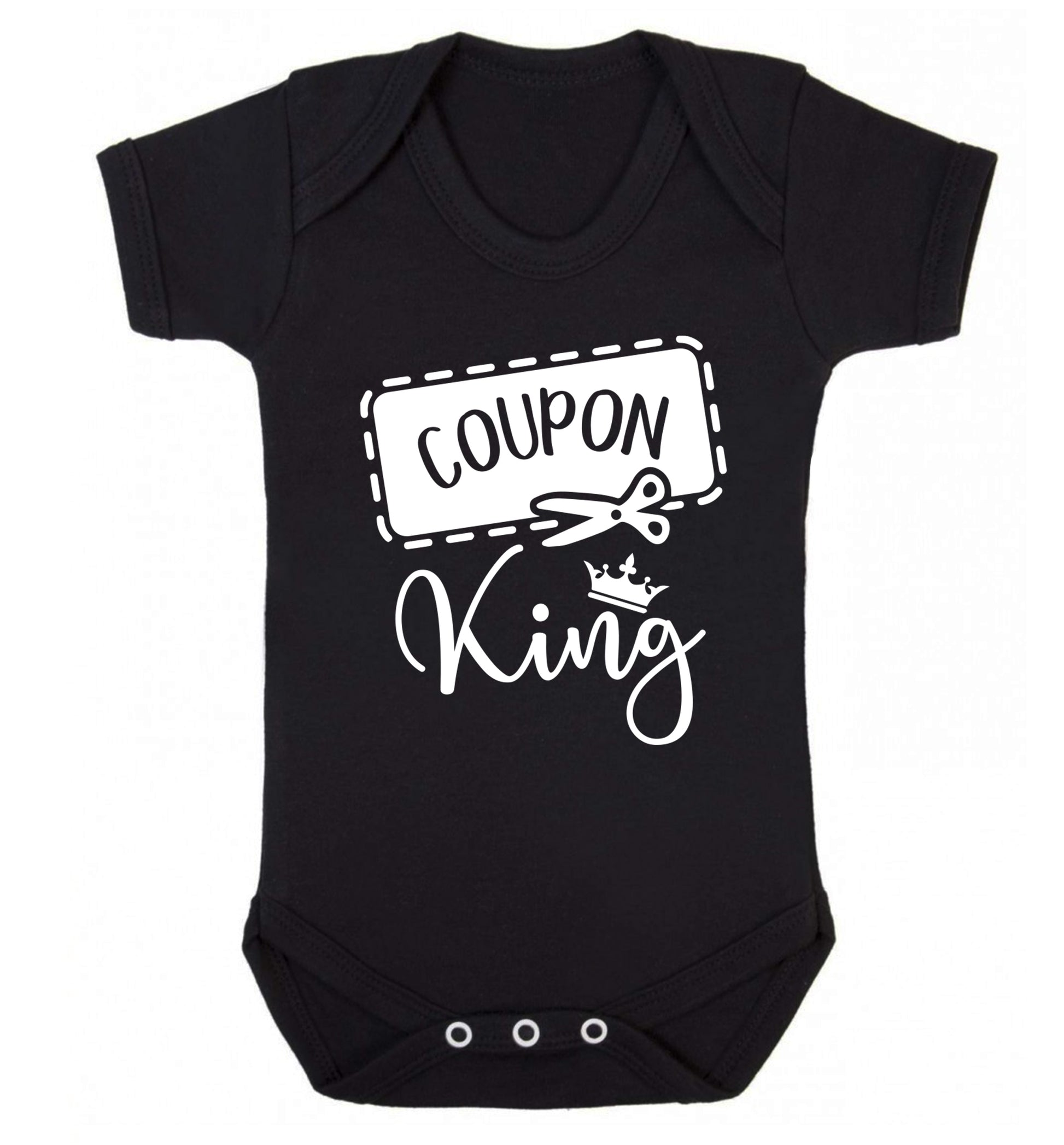 Coupon King Baby Vest black 18-24 months